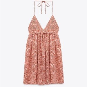 NWT Zara beaded mini dress